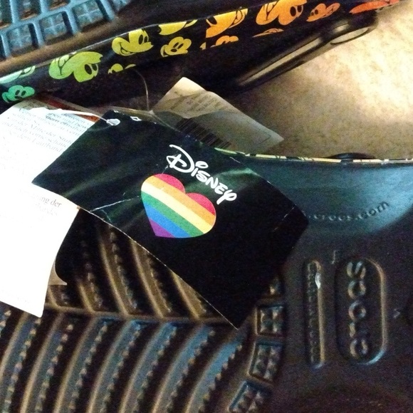 Mickey Mouse crocs.  Original. main image 4